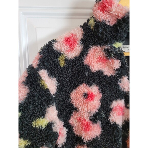 Sandy Liang x Target Floral Sherpa 1/4 Zip Jacket Size XS - Picture 2 of 5